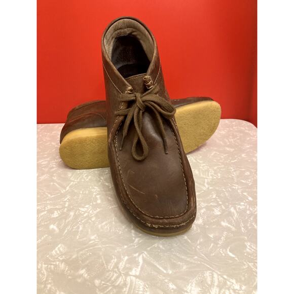 Clarks Brown Leather Desert Boots, Men\'s Size 12/EUR 45 main image 7